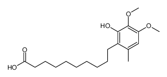 10-(2-hydroxy-3,4-dimethoxy-6-methylphenyl)decanoic acid Structure