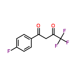 3-(4-氟苯甲酰基)-1,1,1-三氟丙酮结构式