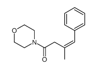 (E)-3-methyl-1-morpholin-4-yl-4-phenylbut-3-en-1-one结构式