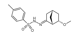 endo-6-Methoxybicyclo[2.2.1]heptan-2-on-p-tolylsulfonylhydrazon Structure
