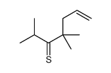 2,4,4-trimethylhept-6-ene-3-thione结构式