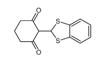 2-(1,3-benzodithiol-2-yl)cyclohexane-1,3-dione结构式