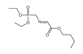 butyl 2-(diethoxyphosphorylmethylimino)acetate结构式