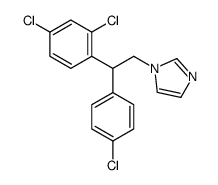 1-[2-(4-chlorophenyl)-2-(2,4-dichlorophenyl)ethyl]imidazole结构式