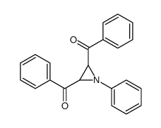 (3-benzoyl-1-phenylaziridin-2-yl)-phenylmethanone Structure