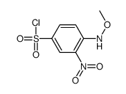 4-(methoxyamino)-3-nitrobenzenesulfonyl chloride结构式