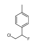1-(2-chloro-1-fluoroethyl)-4-methylbenzene结构式