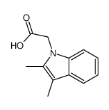 2-(2,3-dimethylindol-1-yl)acetic acid Structure