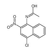 N-(4-chloro-2-nitronaphthalen-1-yl)acetamide Structure