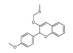 2-(4-methoxyphenyl)-3-(methylsulfanylmethoxy)-2H-chromene Structure
