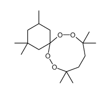 2,4,4,9,9,12,12-heptamethyl-7,8,13,14-tetraoxaspiro[5.8]tetradecane Structure