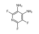 2,5,6-trifluoropyridine-3,4-diamine Structure