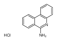 phenanthridin-6-ylamine, hydrochloride Structure