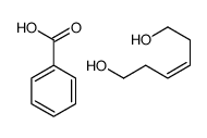 benzoic acid,hex-3-ene-1,6-diol Structure