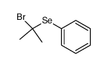 (2-bromopropan-2-yl)(phenyl)selane Structure