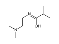 N-[2-(dimethylamino)ethyl]-2-methylpropanamide结构式
