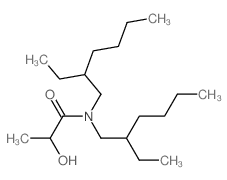 Propanamide,N,N-bis(2-ethylhexyl)-2-hydroxy-结构式