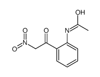 N-[2-(2-nitroacetyl)phenyl]acetamide Structure