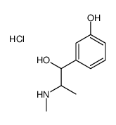 [1-hydroxy-1-(3-hydroxyphenyl)propan-2-yl]-methylazanium,chloride结构式