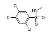 N-Methyl-2,4,5-trichlorobenzenesulfonamide Structure