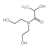 Propanamide,2-hydroxy-N,N-bis(2-hydroxyethyl)-结构式