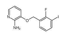 3-[(2-fluoro-3-iodophenyl)methoxy]pyridin-2-amine Structure