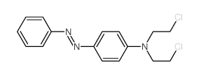 Benzenamine,N,N-bis(2-chloroethyl)-4-(2-phenyldiazenyl)- picture