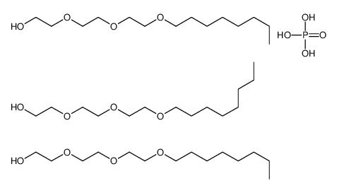 2-[2-(2-octoxyethoxy)ethoxy]ethanol,phosphoric acid结构式