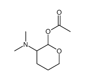 Tetrahydro-3-(dimethylamino)-2H-pyran-2-ol acetate (ester) structure