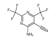 2,4-bis(trifluoromethyl)-5-cyano-6-aminopyrimidine结构式
