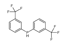 bis[3-(trifluoromethyl)phenyl]phosphane Structure