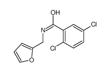 2,5-dichloro-N-(furan-2-ylmethyl)benzamide Structure