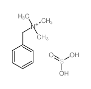 benzyl-trimethyl-azanium; sulfurous acid picture