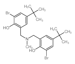 Phenol,2,2'-[(methylimino)bis(methylene)]bis[6-bromo-4-(1,1-dimethylethyl)- (9CI)结构式