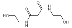 Malonamide, N,N-bis(2-hydroxyethyl)- Structure
