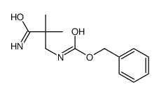 3N-Benzyloxycarbonyl 3-Amino-2,2-dimethylpropanamide Structure