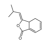 3-(2-methylpropylidene)-3a,4-dihydro-2-benzofuran-1-one结构式