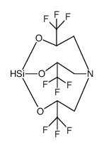 3,7,10-tris-trifluoromethyl-2,8,9-trioxa-5-aza-1-sila-bicyclo[3.3.3]undecane Structure