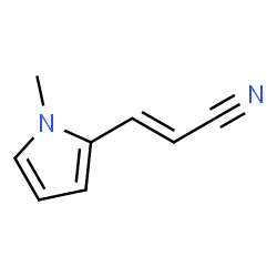 2-Propenenitrile,3-(1-methyl-1H-pyrrol-2-yl)-(9CI) structure