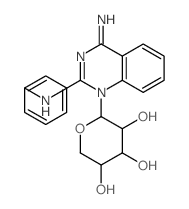 2-(4-amino-2-phenylimino-quinazolin-1-yl)oxane-3,4,5-triol Structure