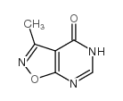 7-methyl-9-oxa-2,4,8-triazabicyclo[4.3.0]nona-1,3,6-trien-5-one Structure