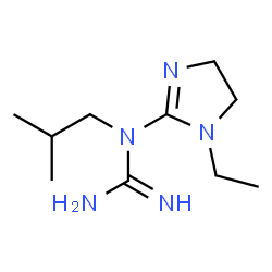 Guanidine, N-(1-ethyl-4,5-dihydro-1H-imidazol-2-yl)-N-(2-methylpropyl)- (9CI) Structure