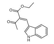 ethyl 2-(1H-indol-3-ylmethylidene)-3-oxobutanoate结构式