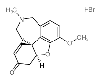 Galanthaminone hydrobromide结构式