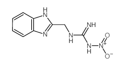 Guanidine,N-(1H-benzimidazol-2-ylmethyl)-N'-nitro- Structure