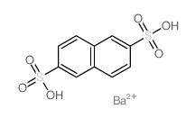 2,6-Naphthalenedisulfonicacid, barium salt (1:1) structure