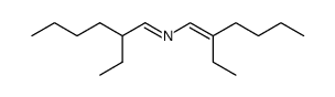 (2-ethyl-hex-1-enyl)-(2-ethyl-hexyliden)-amine Structure