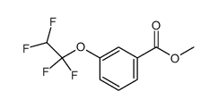 3-(1,1,2,2-tetrafluoro-ethoxy)-benzoic acid methyl ester结构式