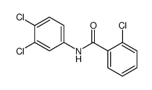 2-chloro-N-(3,4-dichlorophenyl)benzamide structure