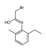 2-bromo-N-(2-ethyl-6-methylphenyl)acetamide Structure